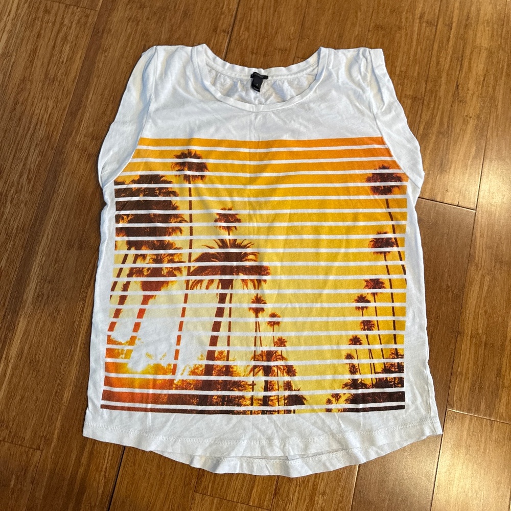JCrew short sleeve summer top